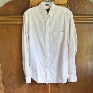 J. Crew Pink Casual Button Down Shirt